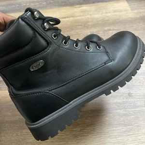 Black lugz boots 12
